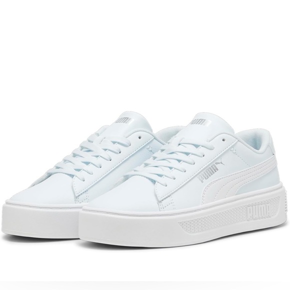 PUMA Women's Smash Platform v3 Sneaker (Size 7.5) - Picture 1 of 12